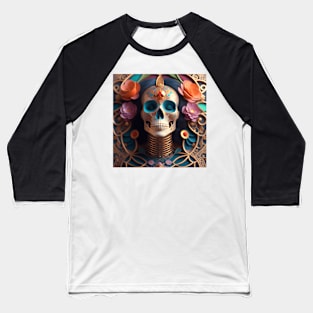 Skeletal Splendor Baseball T-Shirt